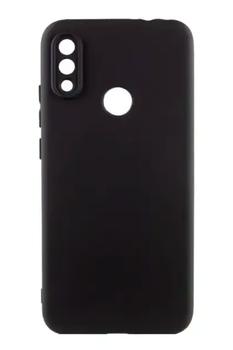 Чехол силиконовый для Xiaomi Redmi Note 7 черный защита от падений и царапин