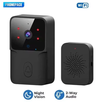 Дверной звонок WiFi, с камерой ночного видения