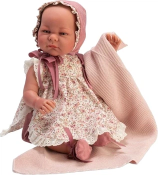 Lalka Asi Bobas Reborn Mauren z kocykiem 46 cm ASI0468090 (8435384460997)
