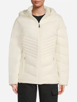Куртка демисезонная с капюшоном женская Calvin Klein 646453678 XS Молочная (1160001495)