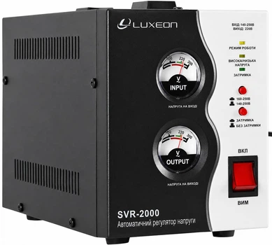Релейный стабилизатор напряжения Luxeon SVR-2000 BLACK