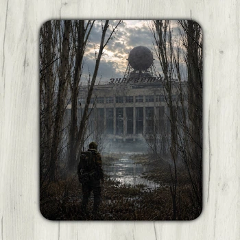 Килимок для миші STALKER-2 ігровий та офісний 22х18 нековзка гумова основа, точна поверхня для оптичної та лазерної мишки, зносостійкий, для роботи, ігор і навчання (52060)