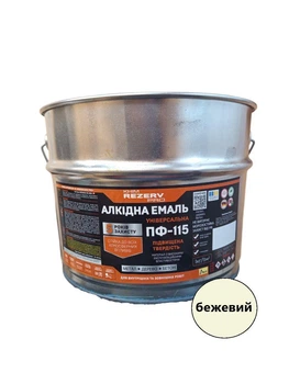 Емаль алкідна ПФ-115 Khimrezerv PRO бежева 12кг 8.8л