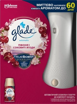 Автоматический освежитель воздуха Glade Пион и сочные ягоды, 269 мл (1 шт)