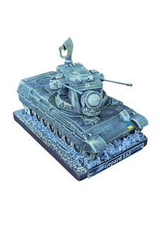 Статуетка Танк Gepard 1A2 колекційна Модель військової техніки 22х16х12 см, подарунок для чоловіка, військового, побратима