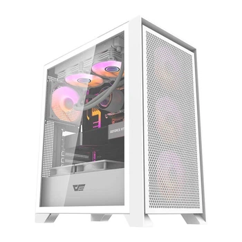 Корпус комп'ютерний Darkflash DRX70 Mesh + 4 вентилятори RGB White (DRX70 MESH WHITE)