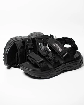 Чоловічі сандалії Xtep Sandals 975219500002-1 44р 28 см Black черные (11610192)