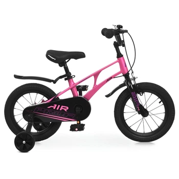 Велосипед детский Profi Air Standart Plus MB 141060, магниевая рама, надувные резиновые колеса 14", розовый