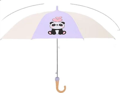 Зонт Heaven Bubble Panda Love с защитой от УФ UPF50+ розово-фиолетовый (PPXM)