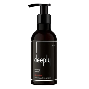 Гель для душа deeply Citrus Ritual Moisturizing Shower Gel с цитрусовым ароматом, 300 мл