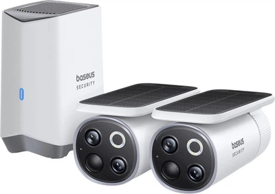 Комплект відеоспостереження Baseus Security S1 Pro Dual 3K 2-Cam Kit White (S0TX002131)