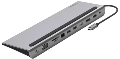 Док-станція Belkin Connect USB-C 11-in-1 Multiport Dock Grey (INC004BTSGY)