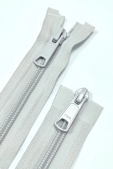 Блискавка YKK спіральна сіра 316, тип 5 100 см 2 бігунка