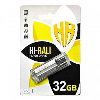 Флешка USB 32GB HI-RALI Corsair сірий