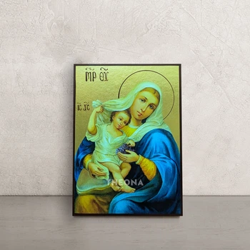 Покрывающая икона Божьей Матери 10 × 14 см
