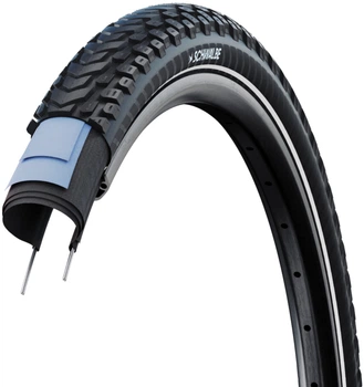 Покрышка 27.5x2.4 (62-584) Schwalbe MARATHON MONDIAL, RaceGuard, B/B-SK+RT HS630 ADDIX 67EPI 40B Double Defense