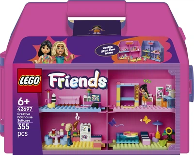 Конструктор LEGO Friends Ляльковий будиночок-валіза для творчої гри 355 деталей (42697)