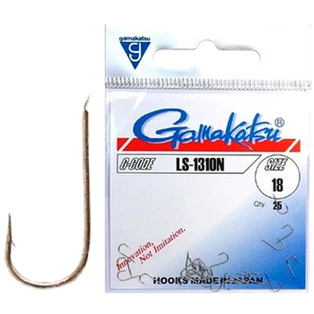 Крючок Gamakatsu LS-1310N №15 (25шт/уп) nickel