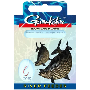 Готовый поводок Gamakatsu River Feeder 2210R №14-0.16mm 100cm (10шт/уп)