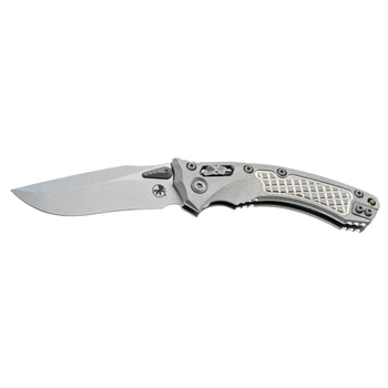 Нож Microtech Amphibian RAM-LOK Marfione Select Stonewash Frag Pattern Bronze Titanium