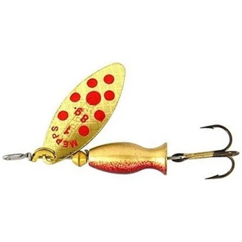 Блесна Mepps Aglia Long Heavy №1 8.0g Gold Red Dots