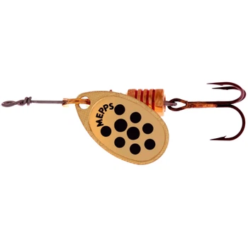 Блесна Mepps Aglia Decoree №2 4.5g Gold Black Dots
