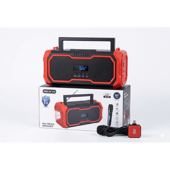 Портативная Bluetooth-колонка TS-5576 с фонариком и FM-радио