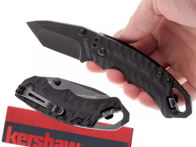 Ніж KERSHAW Shuffle II Black/Blackwash (3-in-1)