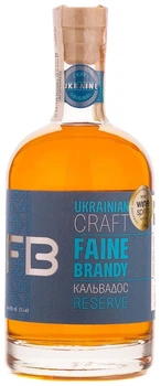 Спиртний напій яблучний Faine Brandy Reserve Кальвадос 0.5 л 40%  (4820269290174_4820269290594)