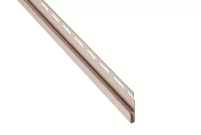 Финишная планка Alta-Siding розовая 3660 мм для винилового сайдинга ПВХ