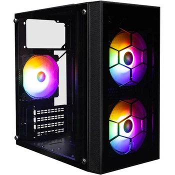 Корпус 1stPlayer Black 600W (X1-BK-3F1-PS-600FK-EU)