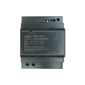 Блок живлення Biom Professional 100W 12V 8.3A на DIN-рейку BHDR-100-12