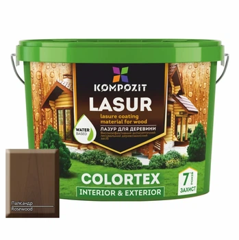 Лазур для деревини Kompozit COLORTEX палісандр 2.5 л