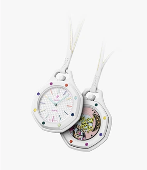 Карманные часы Audemars Piguet x Swatch Royal Pop HUIT BLANC SSX03W100N
