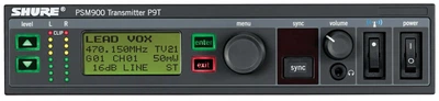 Беспроводной передатчик Shure P9TE-G7E (506-542 МГц, 10 / 50 мВт) (0042406175609)