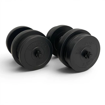 Гантелі EVG-SPORT 2х20 кг гриф 440 мм ТокК-GP2x20-440