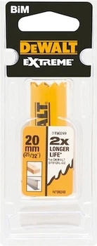 Otwornica bi-metalowa DeWalt Extreme HSS 20 mm DT90299-QZ (5054905250430)