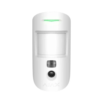 Бездротовий датчик руху Ajax MotionCam HDR (PhOD) Jeweller white з фотофіксацією за тривогою та за запитом