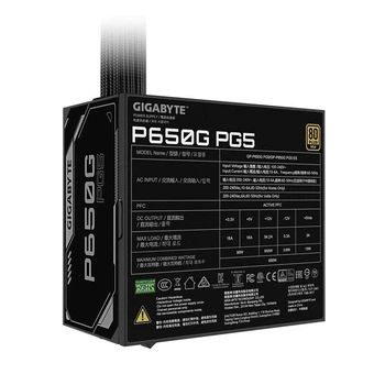 Блок питания GIGABYTE 650W (GP-P650G PG5)