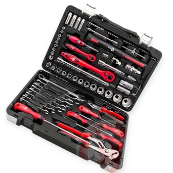 Набір інструменту 1/2",1/4" 78 шт з бітами, ключами Тайвань INTERTOOL