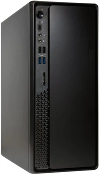 Корпус Chieftec UNI BS-10B-300 mATX , БЖ 300W, SLIM FF, USB Type C, CardReader (BS-10B-300)
