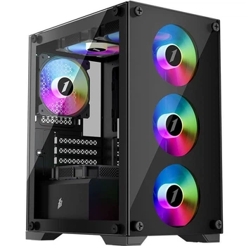 Корпус 1stPlayer Black 600W (X2-M-BK-4F1-PS-600FK-EU)