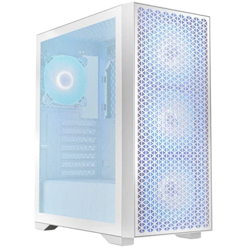 Корпус LogicConcept DART PRO ARGB MIDI WHITE MESH fans 4x120mm без БЖ ATX (AT-DART-PRO-ARGB-20)