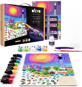 Zestaw kreatywny OKTO Wood&Craft DIY Park Guell Barcelona 10038 (4820199478611)