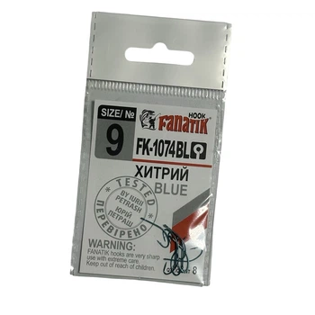 Крючок Fanatik FK-1074BL Хитрый №9 8шт.,FK-1074BL-9