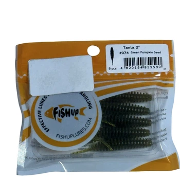 Силіконова приманка FishUp Tanta 2" (9pcs.), #074 - Green Pumpkin Seed,10068117