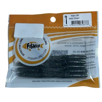 Силіконова приманка FishUp Vipo 2.8" (9pcs.), #057 - Bluegill,10062122