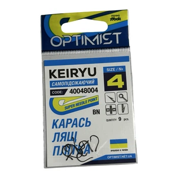 Гачок Optimist Keiryu (самопідсікаючий) BN № 4,40048004