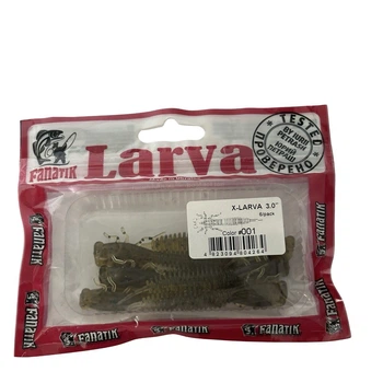 Приманка X-Larva 3 колір 001*,00130XL