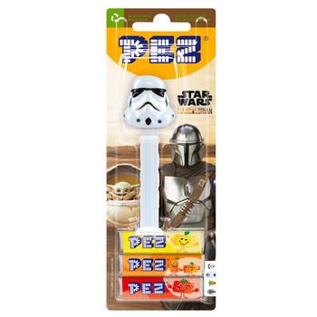 Конфеты PEZ Star Wars Dispenser Stormtrooper та фруктовими драже 25,5 г